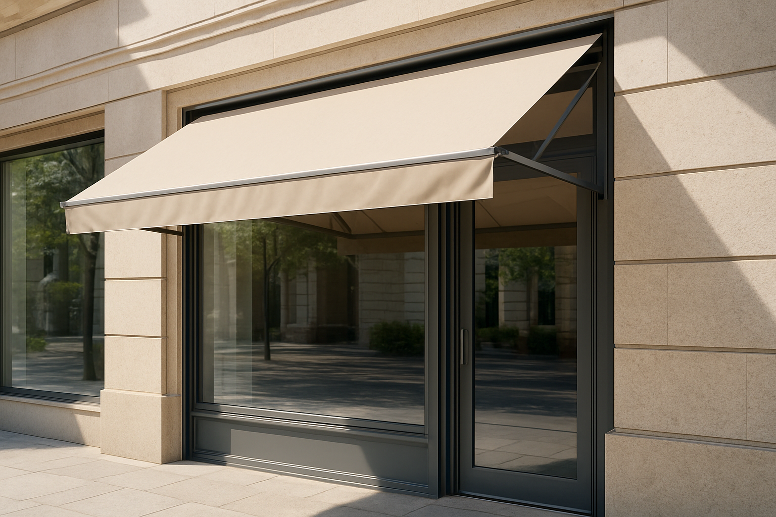 Benefícios do toldo retrátil para fachadas comerciais