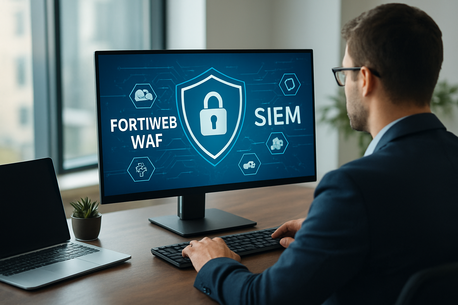 Arquitetura de proteção de aplicações com Fortiweb WAF e integração SIEM 2026