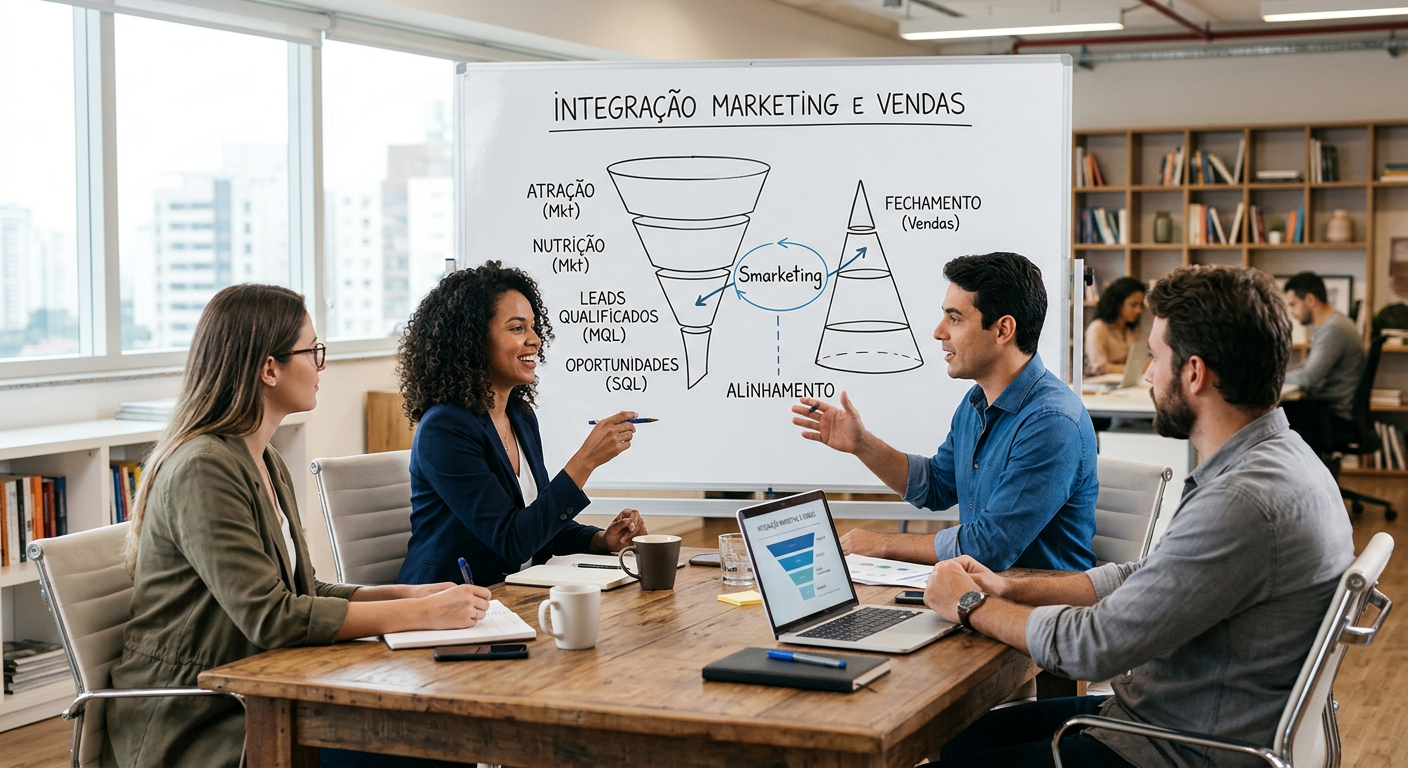 Smarketing: O conceito que transforma o funil de vendas | integração marketing e vendas