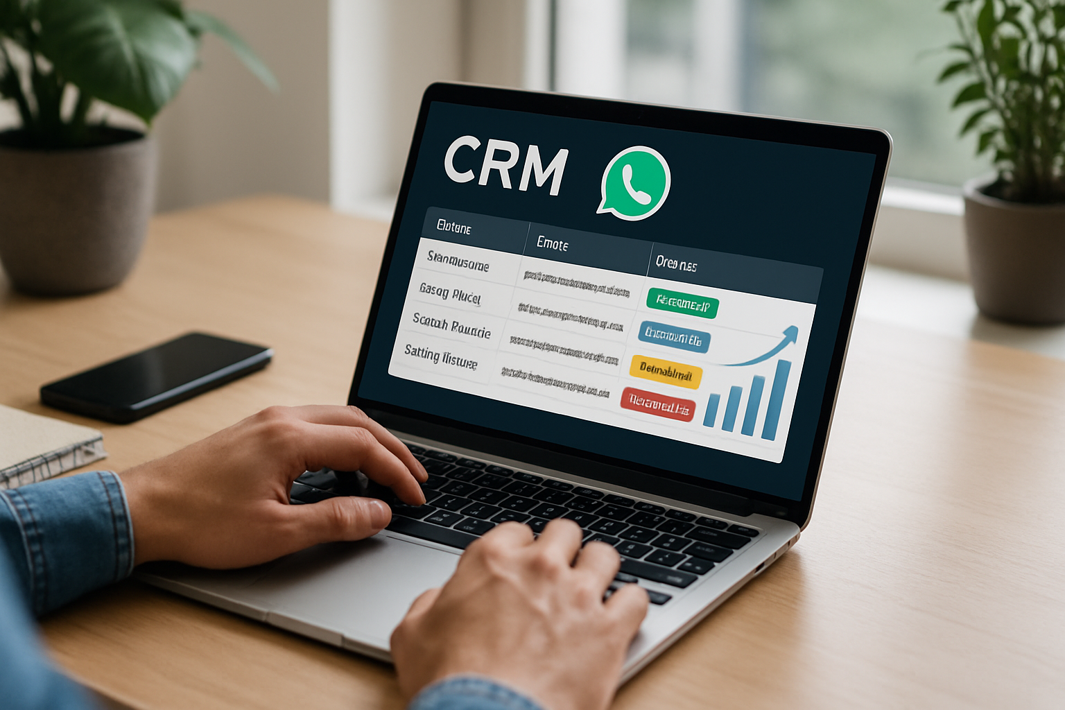 Imagem ilustrativa de CRM WhatsApp com qualificação de leads