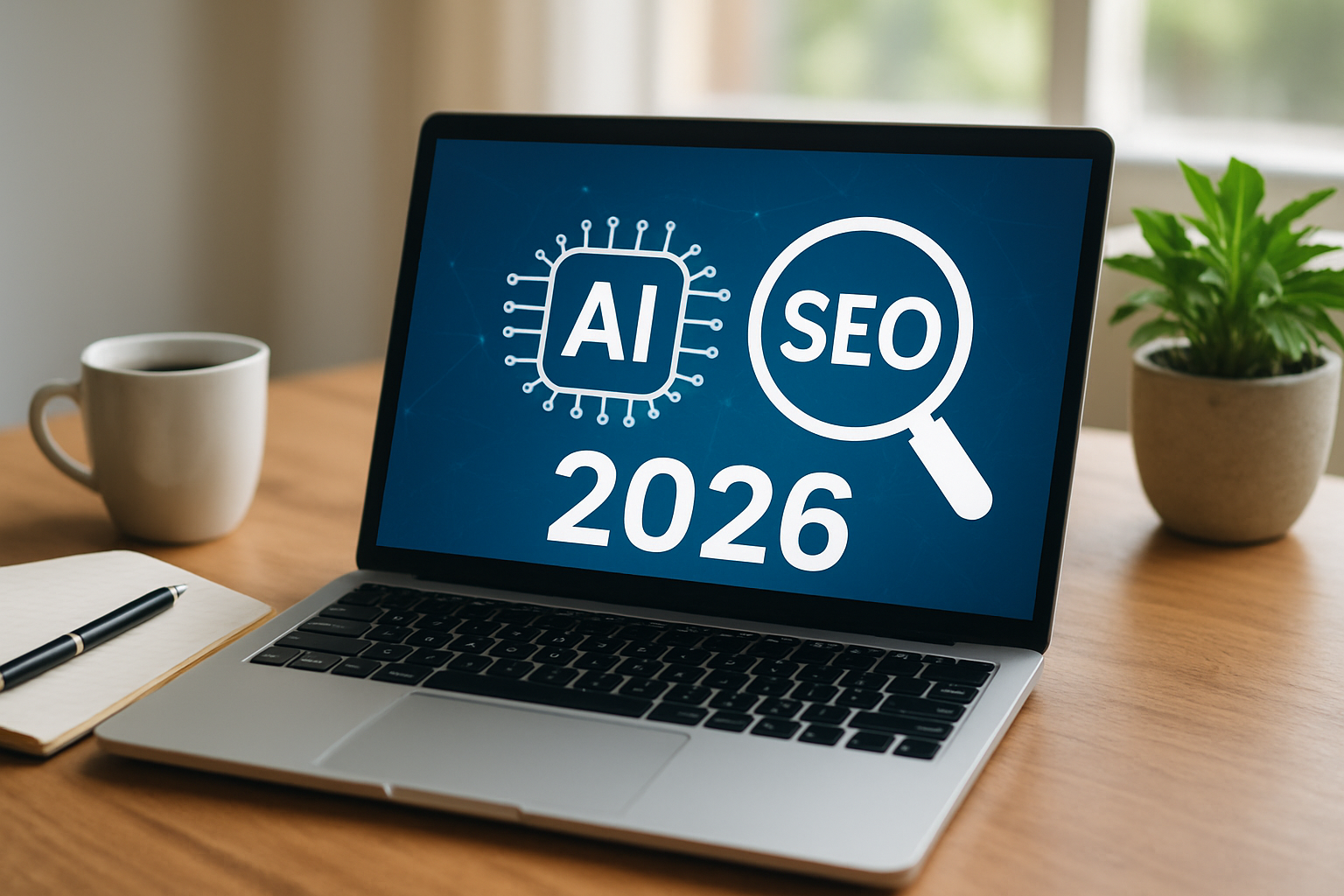 capa explicativa sobre Blog Automático com IA e SEO em 2026