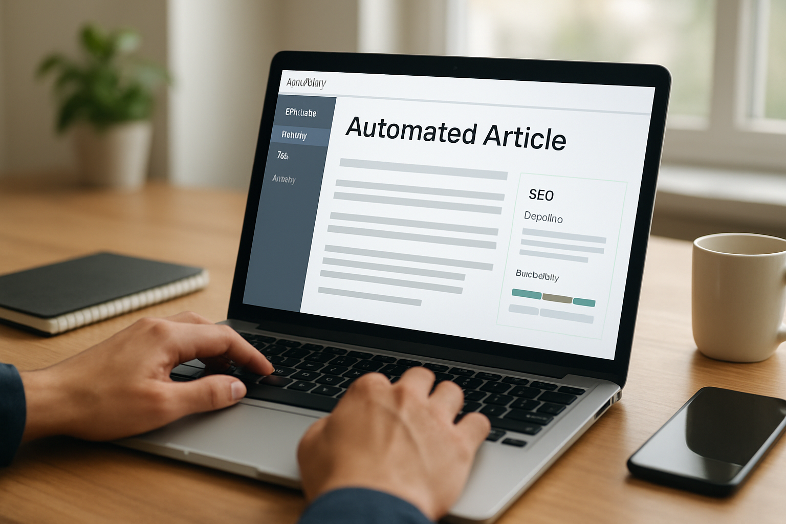 Capa: automarticles alternativa mostrando painel de conteúdo automatizado e SEO da FastBlog em 2026