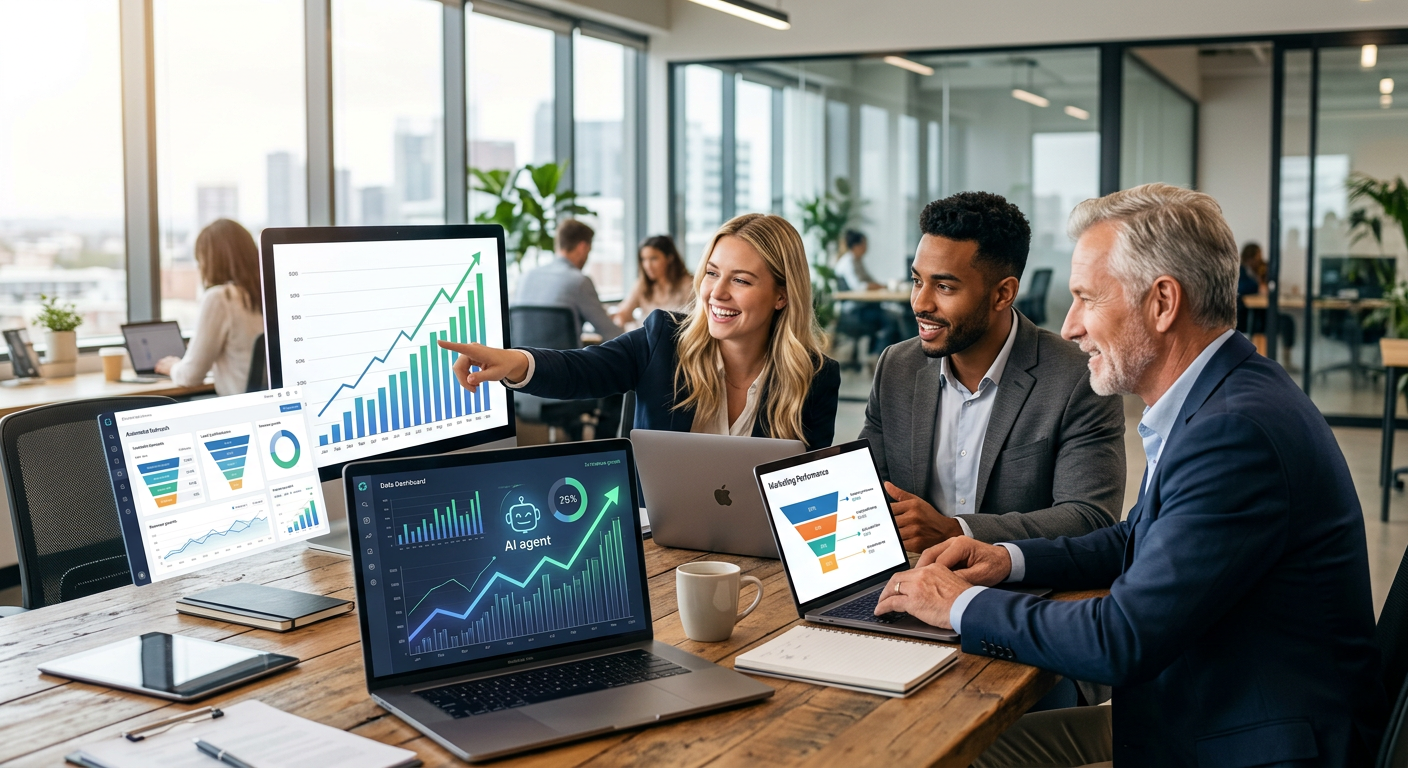 Impacto real: Vendas e Marketing no piloto automático | agente de ia