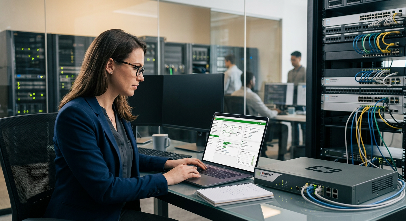 Configuração firewall Fortinet para segurança empresarial