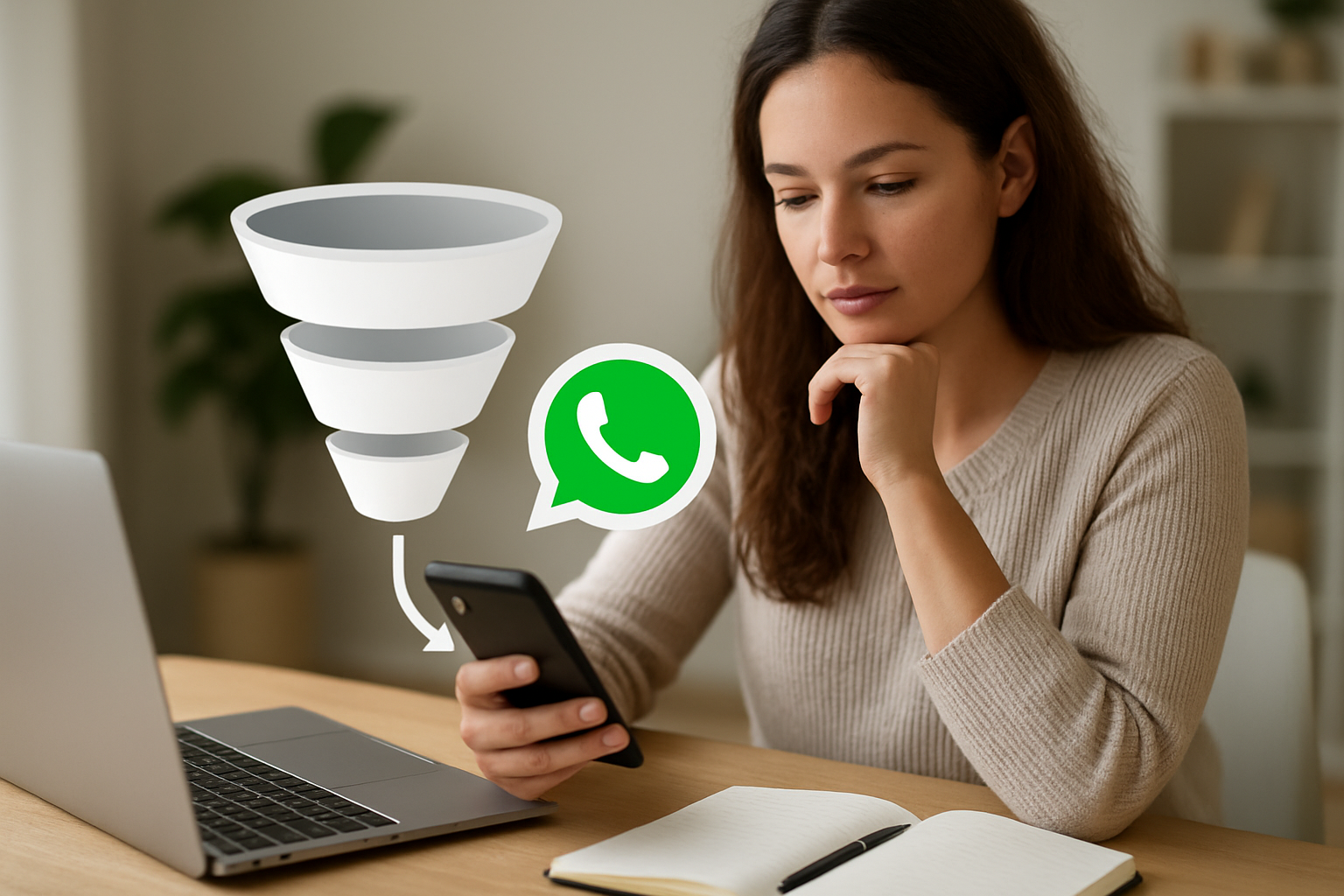 Como montar um funil de vendas no WhatsApp para pequenas empresas