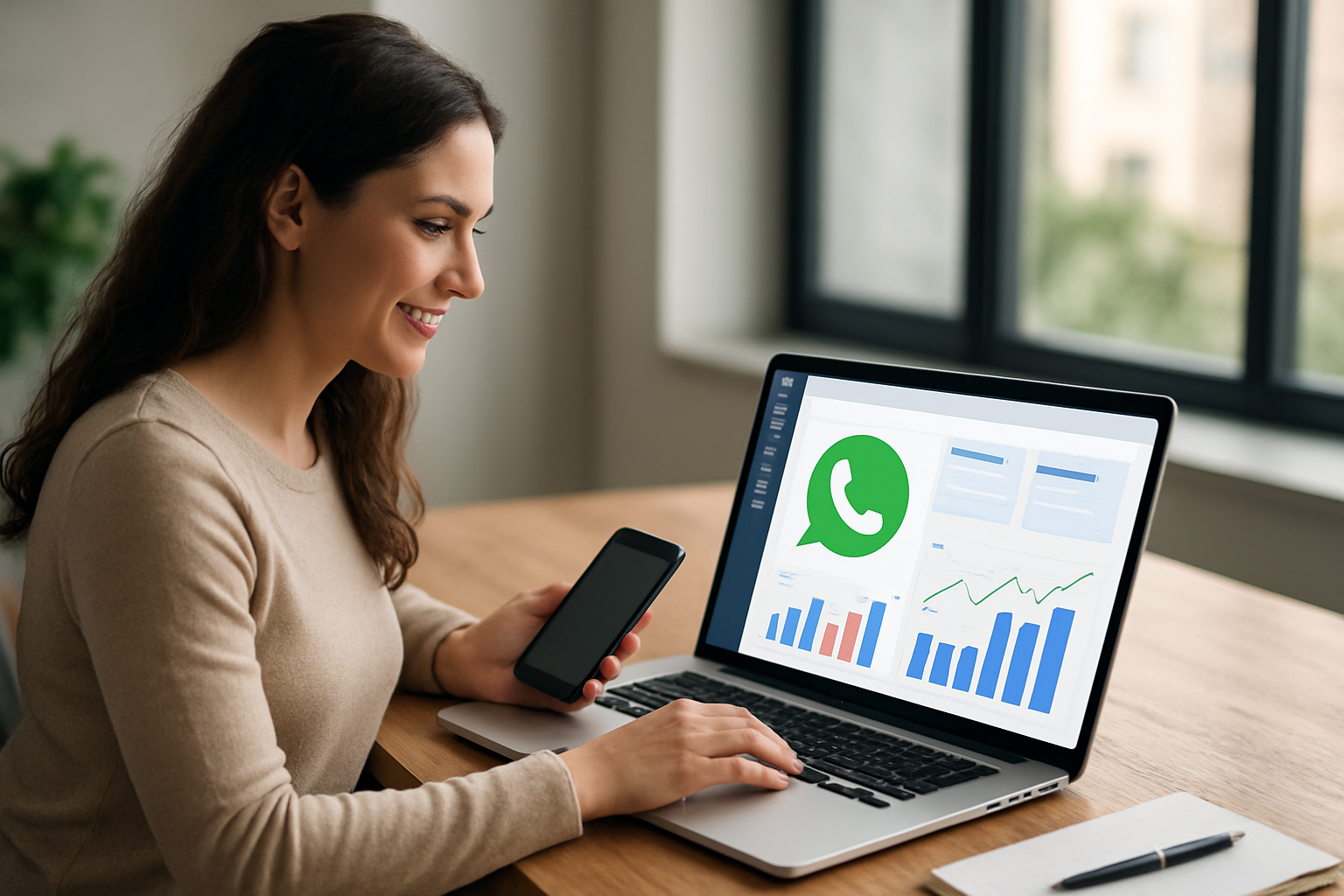 painel dashboard integrando automação de marketing com whatsapp para pequenas empresas | automação de marketing com whatsapp