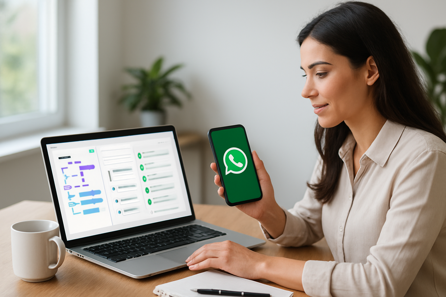 fluxo de atendimento integrado com crm para whatsapp em 2026
