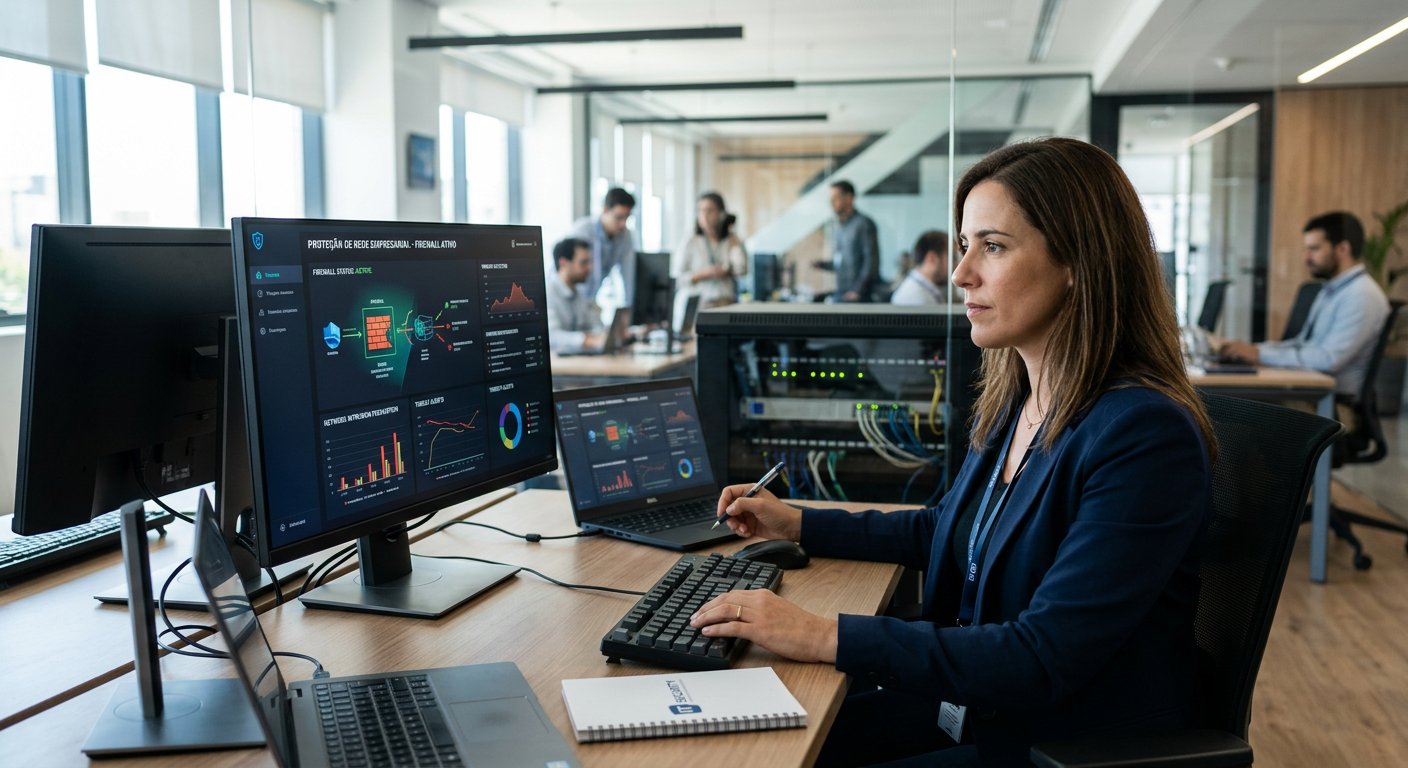 Firewall para empresas como solução de segurança cibernética