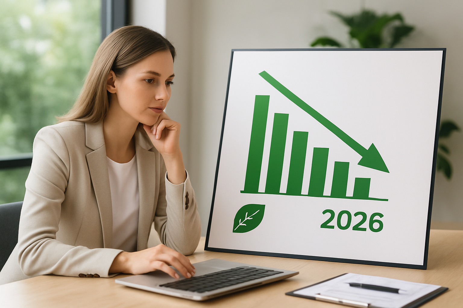 gráfico de redução de custos com consultoria em sustentabilidade e energia para empresas em 2026