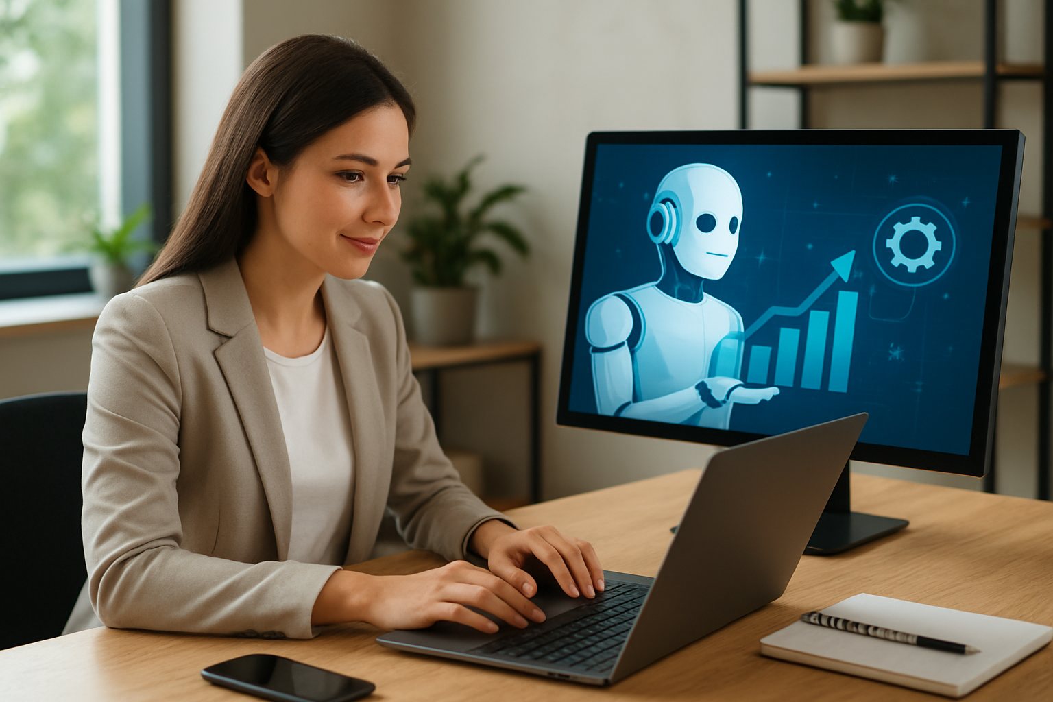 Como uma empresa para cuidar do marketing integra IA e automação