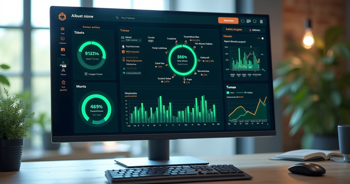 Dashboard de métricas de satisfação do cliente