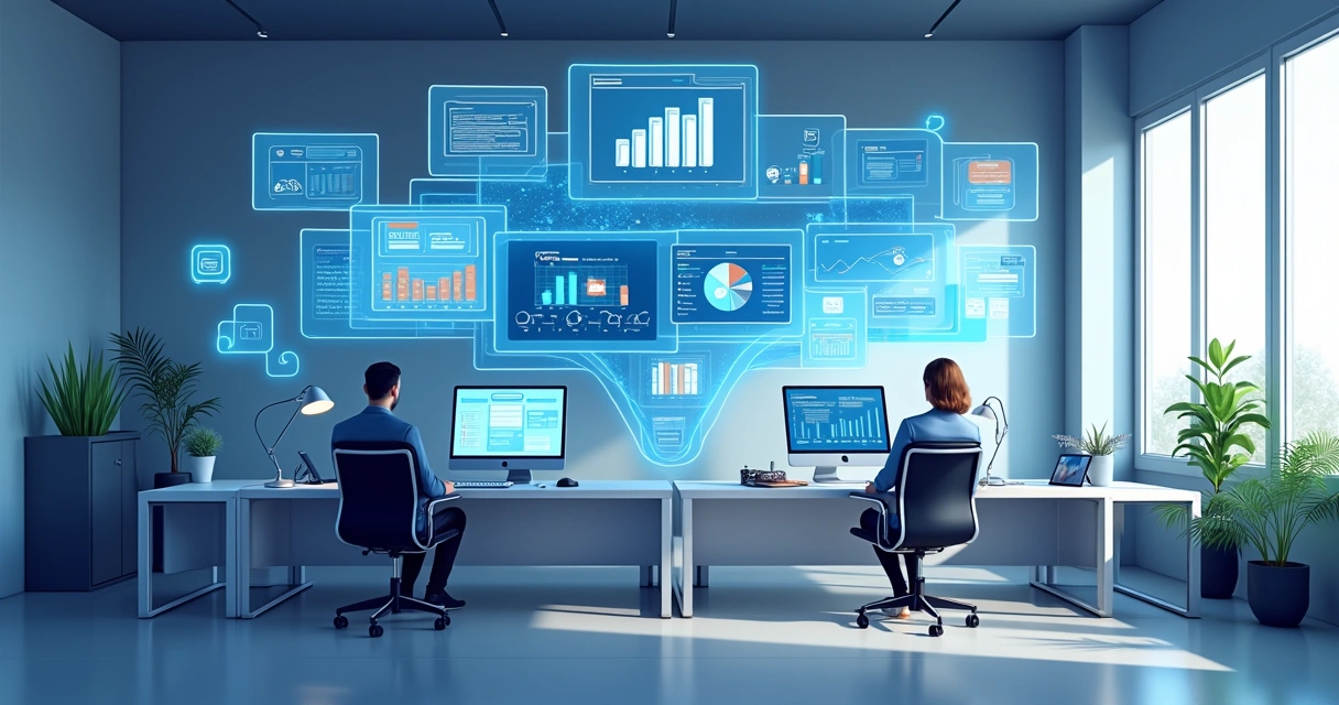 Representação visual de integração entre plataformas CRM em vendas B2B 
