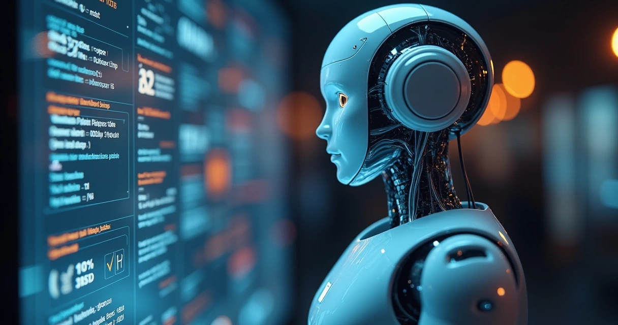 Chatbot com IA atendendo em página de conversão B2B