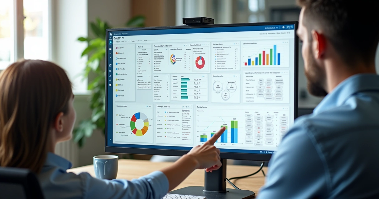 Dashboard de CRM mostrando etapas do funil de vendas