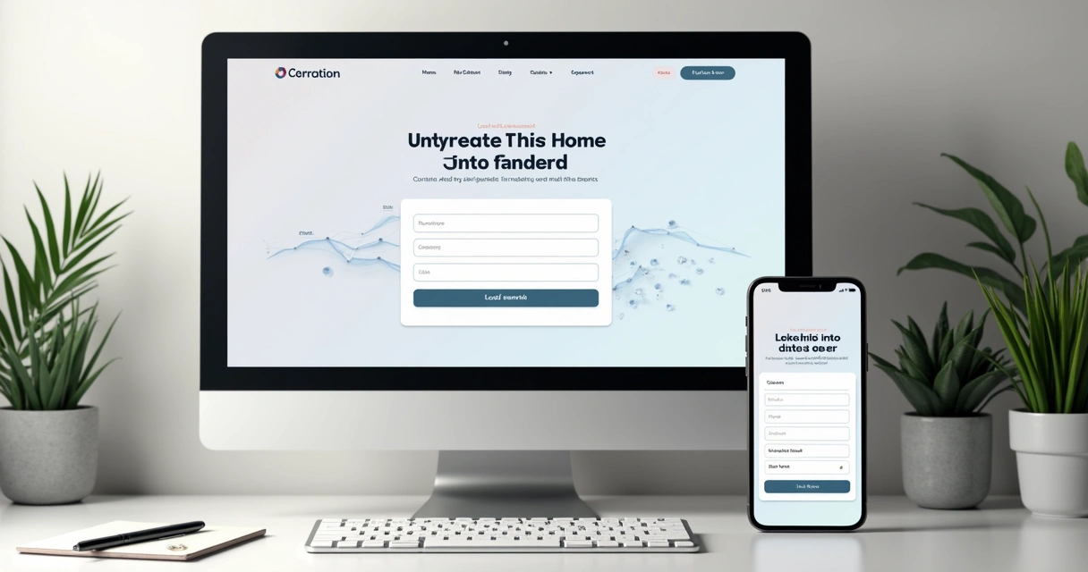 Exemplo de landing page otimizada para conversão inbound 