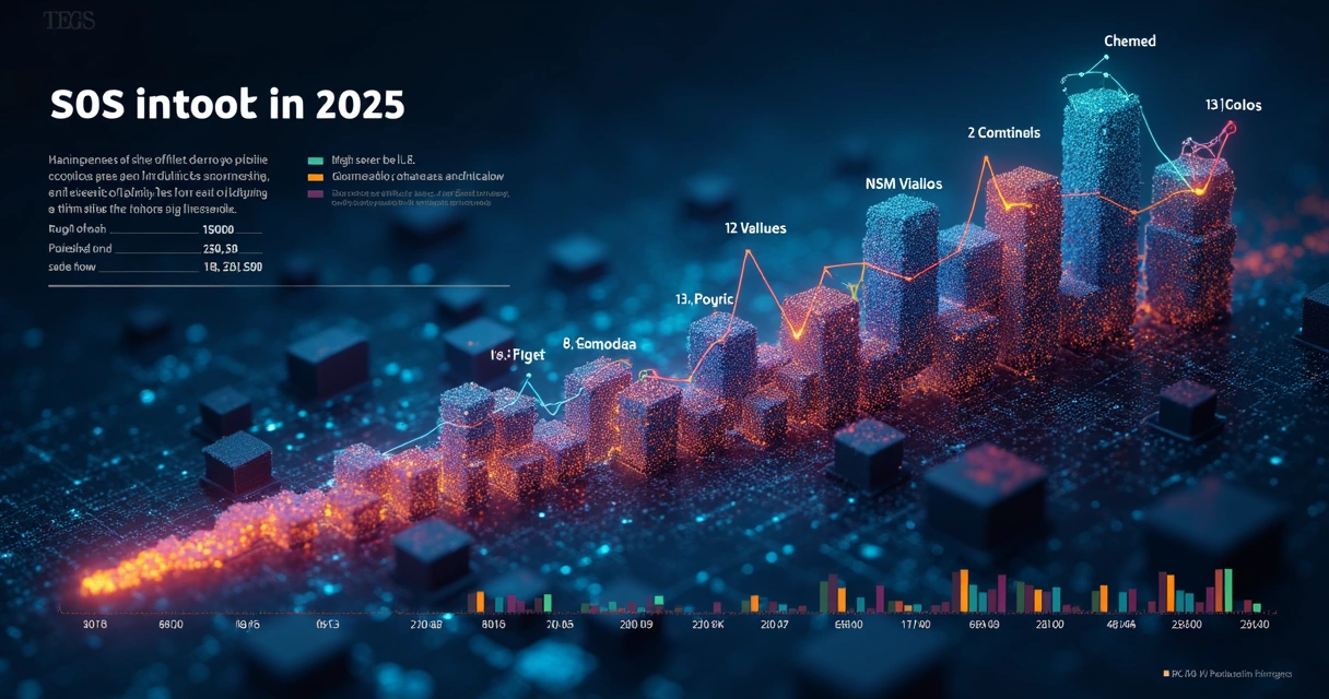 Gráfico ilustrativo de crescimento dos ataques DDoS no Brasil em 2025 