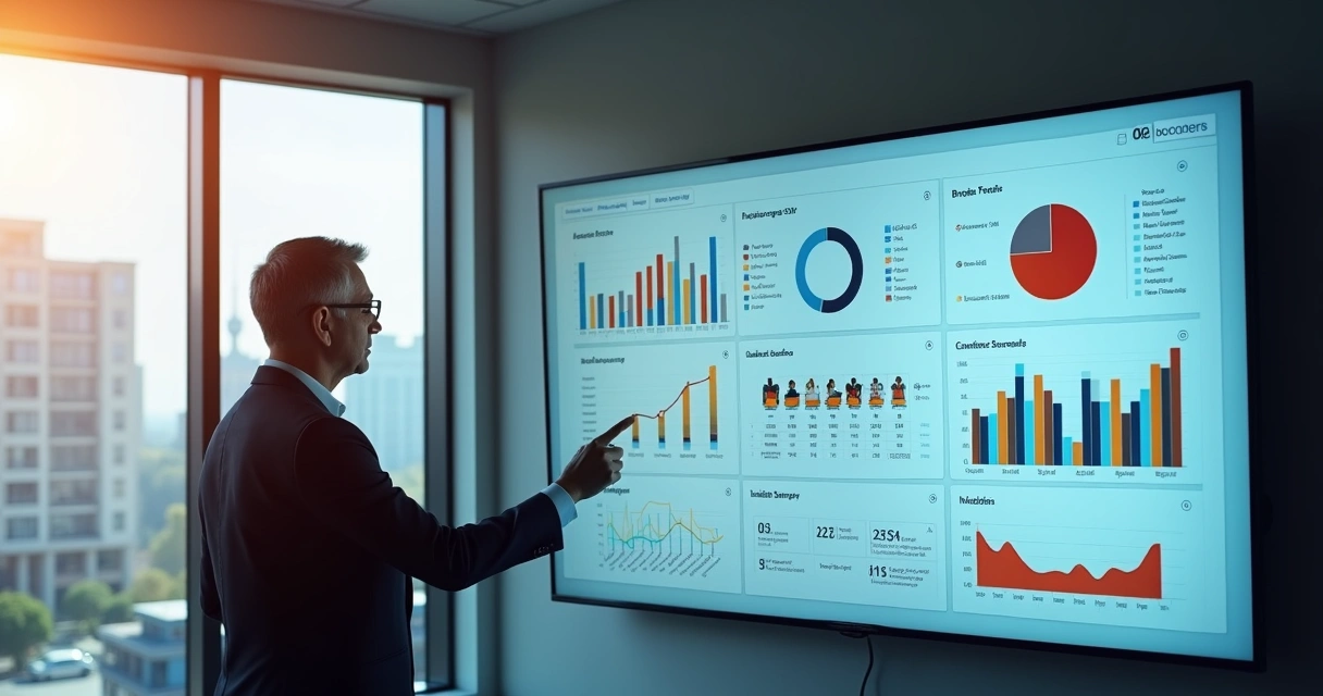 Dashboard de cibersegurança com gráficos e indicadores para diretoria 