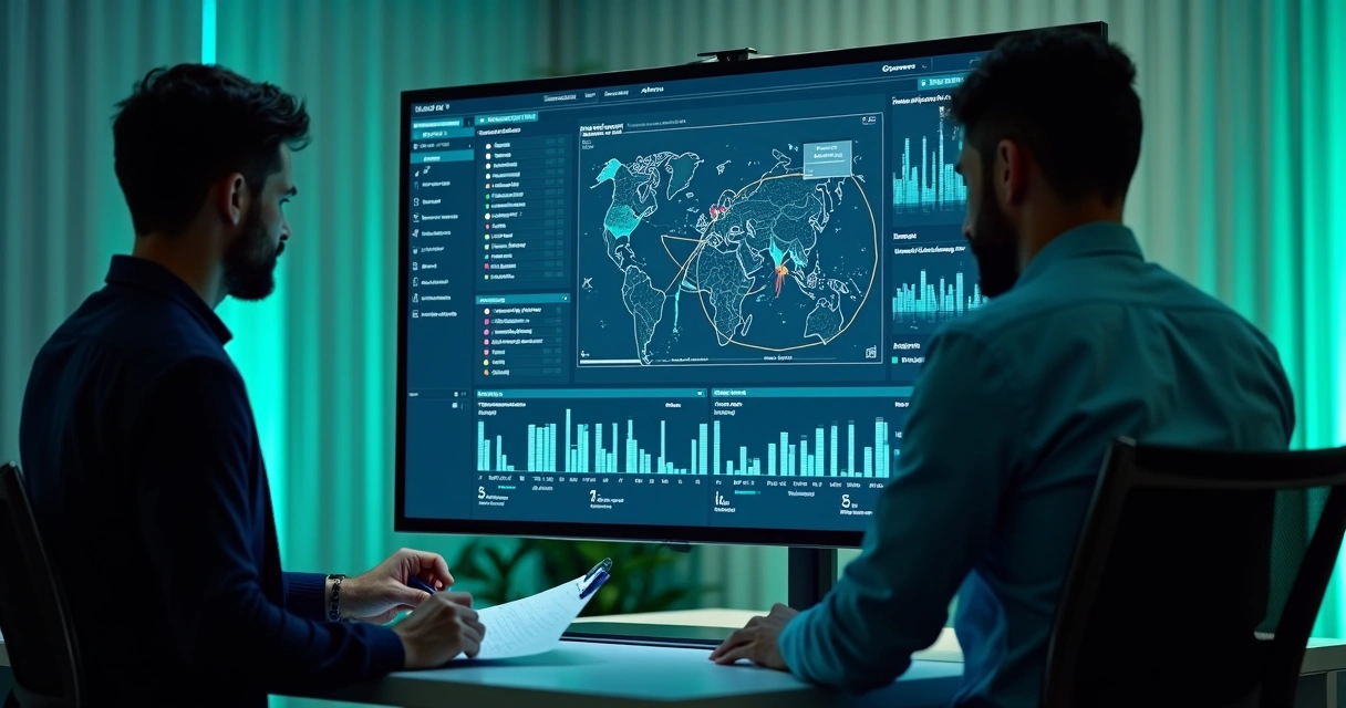 Visão detalhada de dashboard de firewall configurado em cenário corporativo 