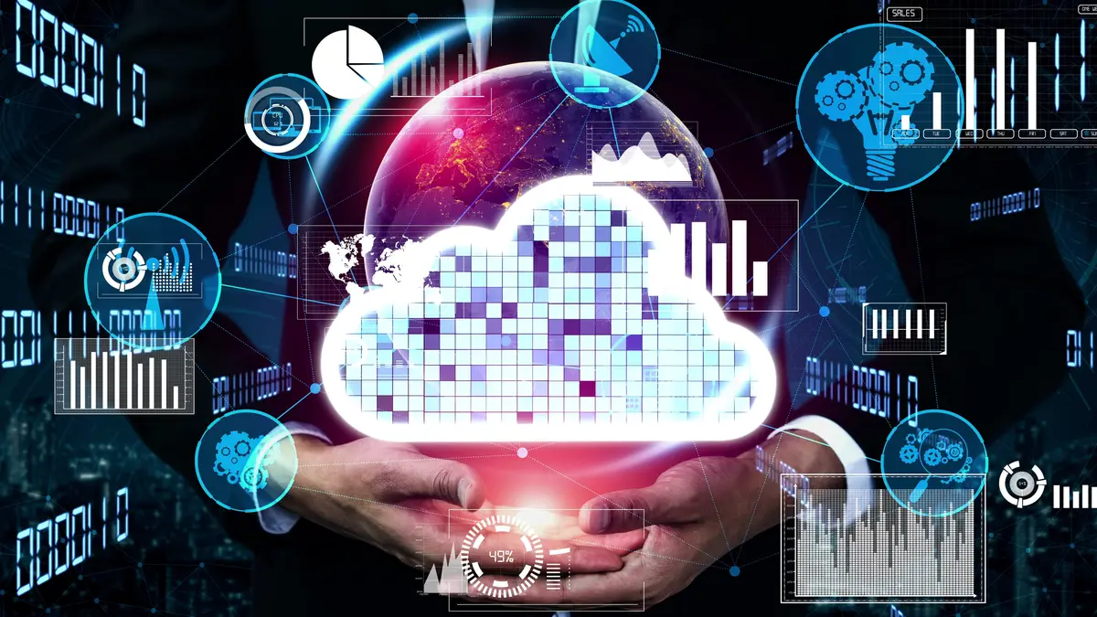 Conceptual cloud computing and data storage technology for future innovation