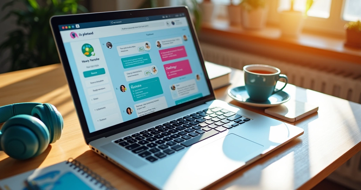 Tela de computador exibindo bot atendendo no WhatsApp 