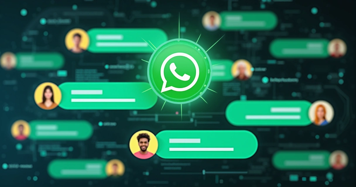 Mensagens personalizadas com ícones de perfil diferentes no WhatsApp 
