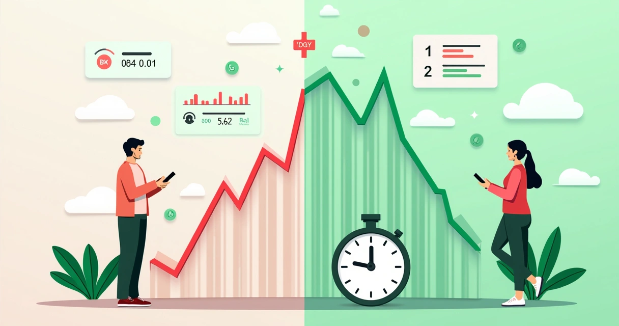 Gráficos mostrando variação do SLA em atendimento digital 