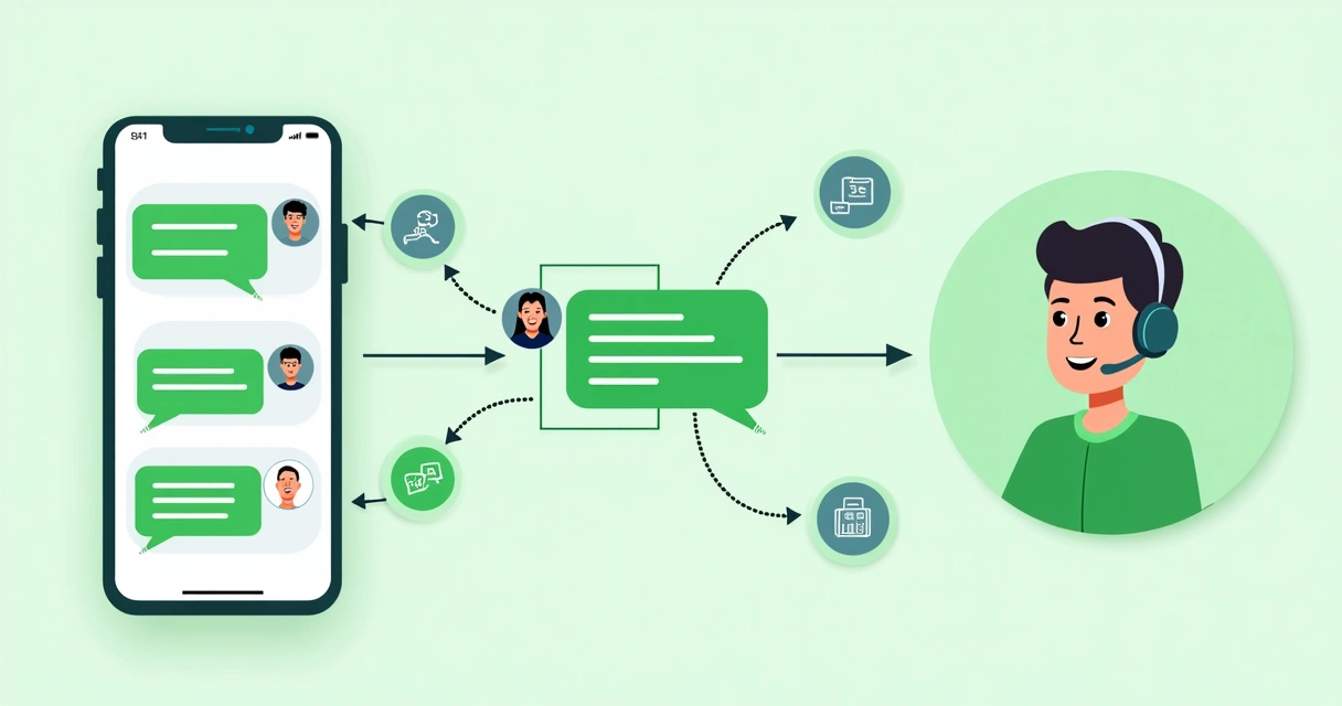 Fluxo de atendimento automático IA WhatsApp 
