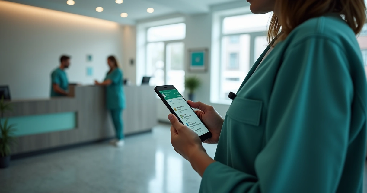 Paciente agenda consulta em clínica pelo WhatsApp recebendo confirmação automática 