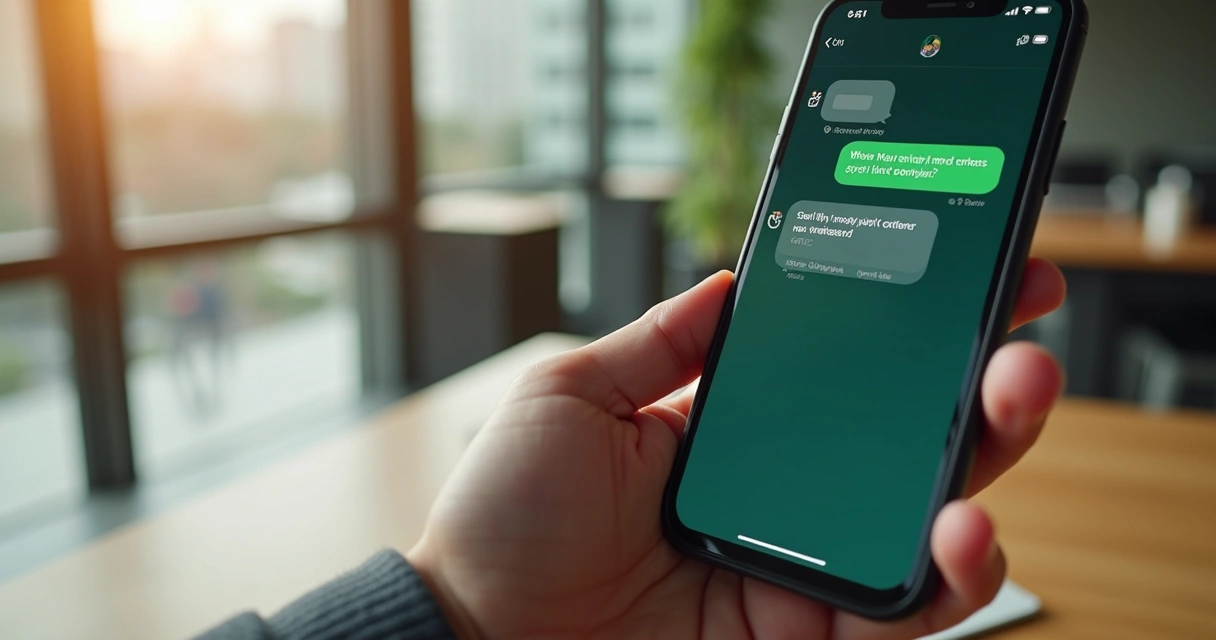 WhatsApp com chatbot não entendendo pergunta inesperada 
