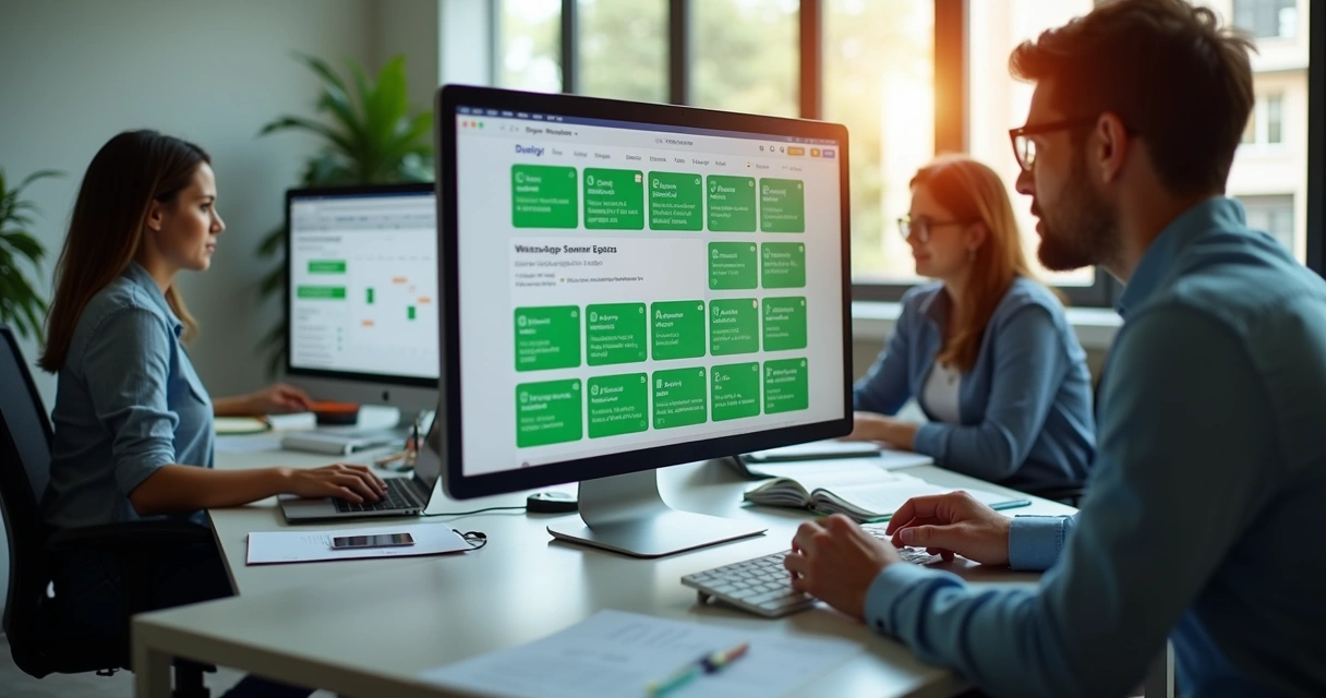 Pequena empresa usando WhatsApp e Google Agenda juntos 